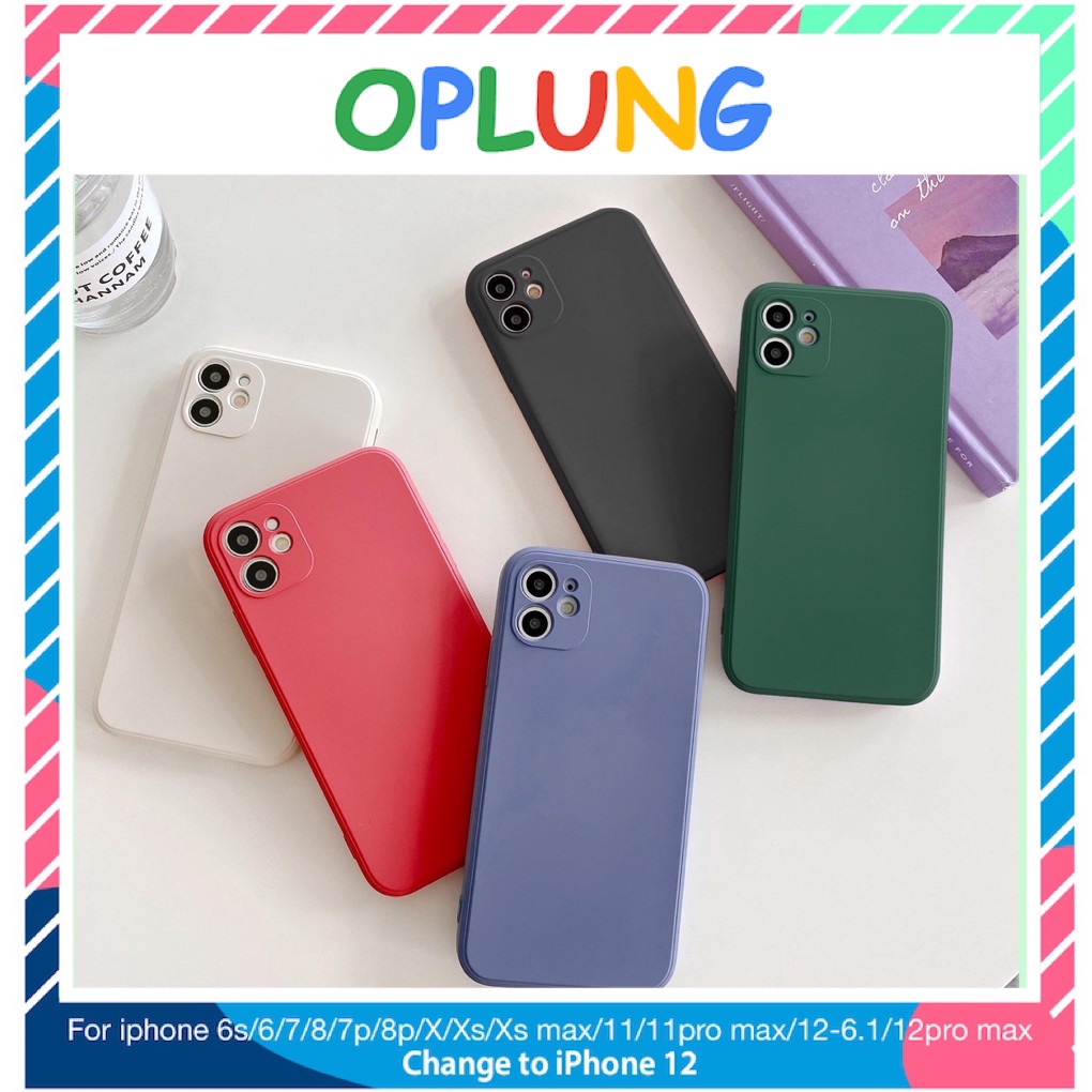 [XẢ KHO] Ốp lưng iphone TRƠN DẺO 7 MÀU 5/5s/6/6plus/6s/6s plus/6/7/7plus/8/8plus/x/xs/xs max/11/11 pro/11 promax – F196