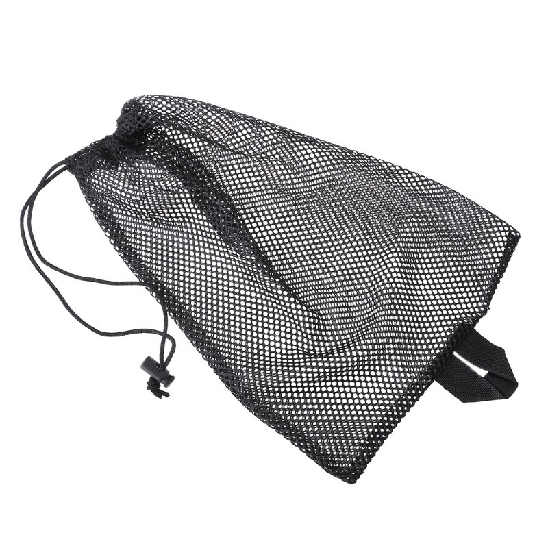 Quick Dry Swim Dive Net Bag Drawstring Type Water Sport Snorkel Flippers Storage