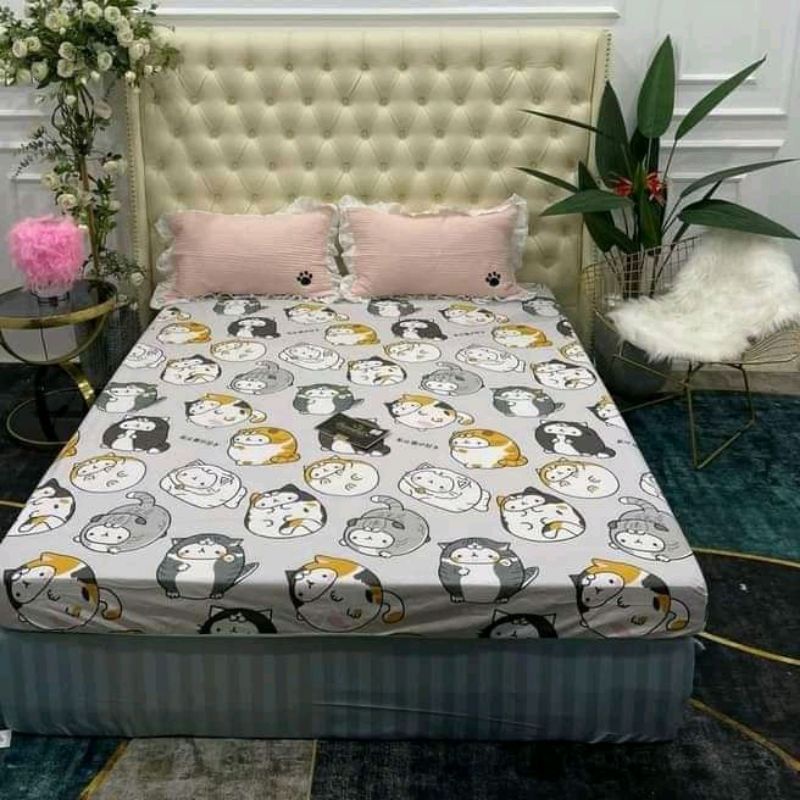 Ga Chống Thấm Cotton Cao Cấp , Chống Thấm Tuyệt Đối, Khô Thoáng,Không Bí ,Không Nóng Đủ Kích Thước