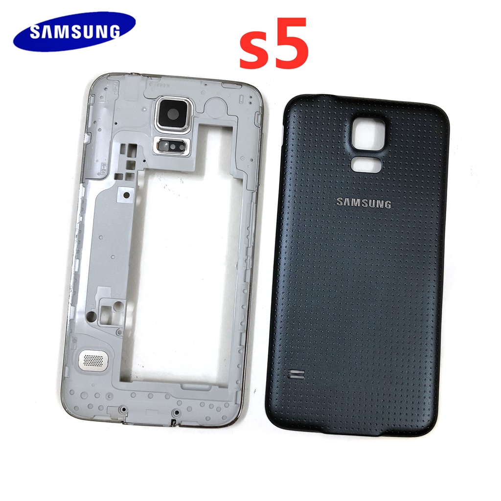 Khung Giữa + Pin Cho Điện Thoại Samsung Galaxy S5 i9600 G900F G900T G900V G900A