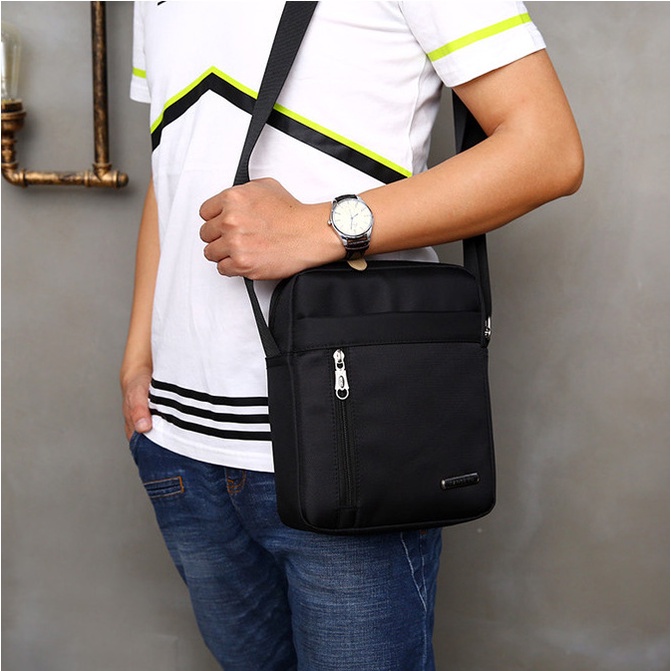 Túi Nam Đeo Chéo Mini Bag LEO Vải Oxford Cao Cấp Chống Nước Nhiều Ngăn Đa Năng T25 | BigBuy360 - bigbuy360.vn