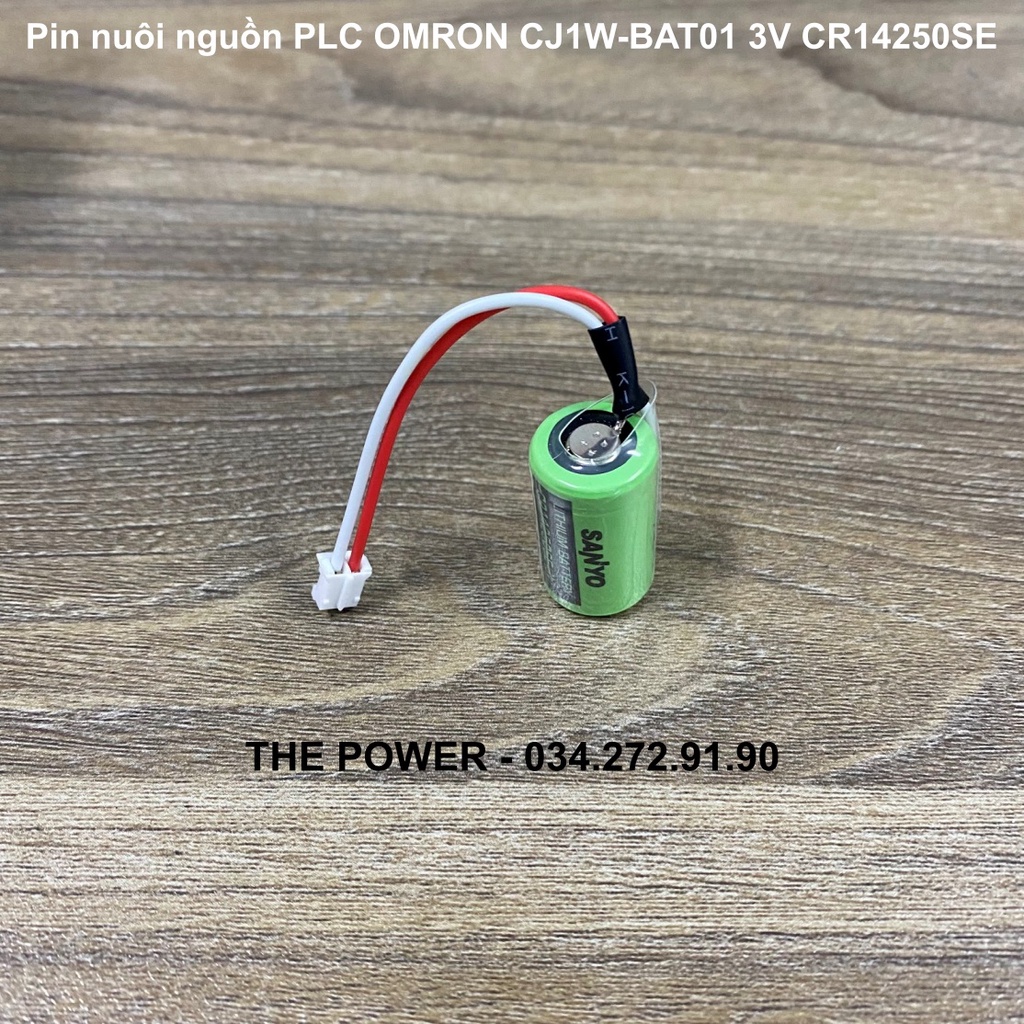 Pin nuôi nguồn PLC OMRON CJ1W-BAT01 3V CR14250SE