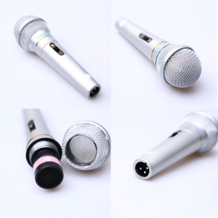 Mic Hát Karaoke Có Dây Xingma AF-319 Mic Karaoke Chống Hú Hút Âm Cao Hàng Chính Hãng - Bảo Hành 12 Tháng