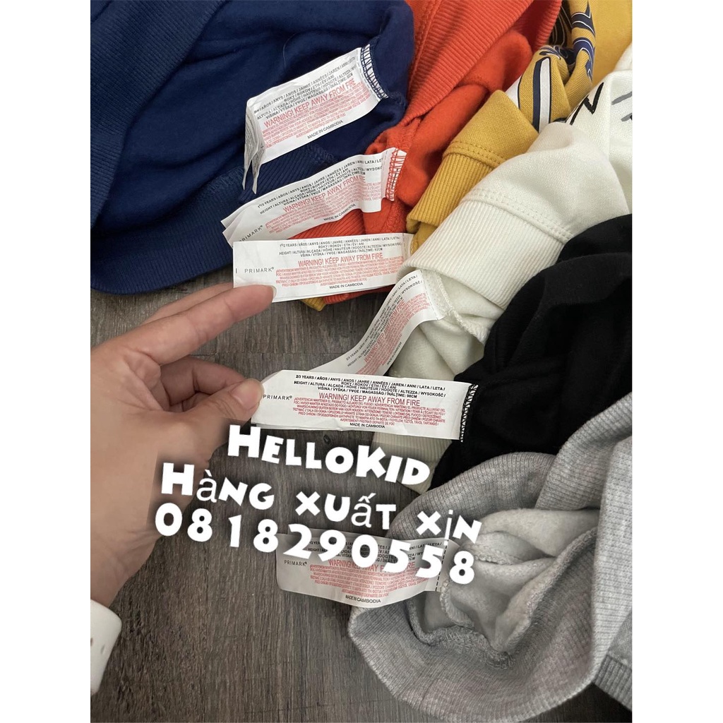 A673 - Áo nỉ hoodie p.rimark bé trai &amp; bé gái