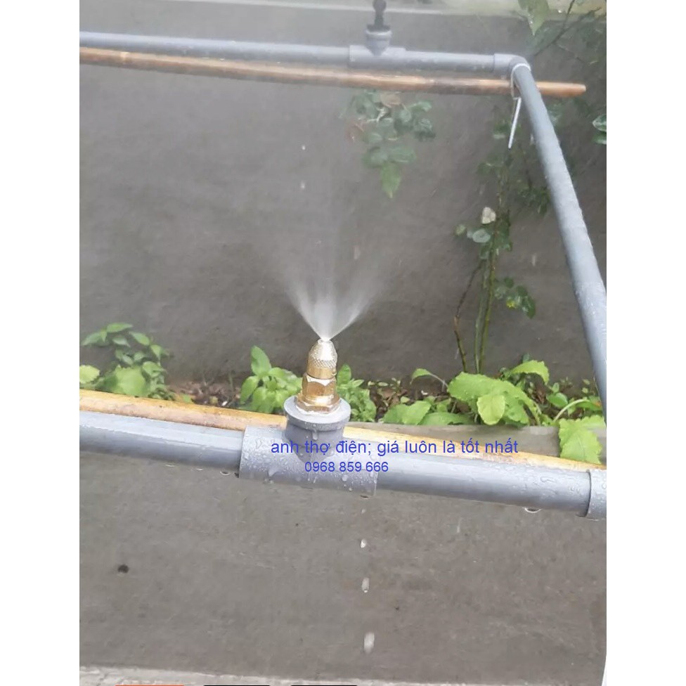 Béc phun sương đồng chân ren 21