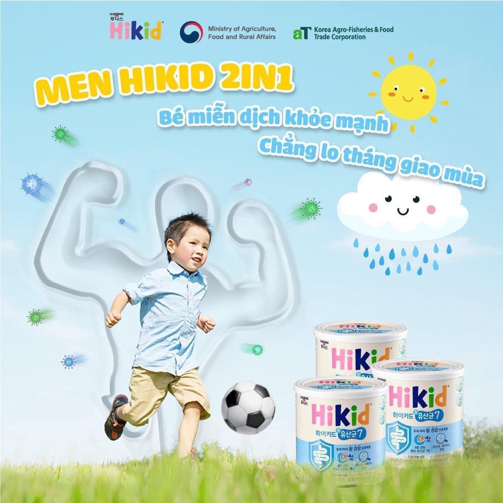 Sữa non men 2in1 Hikid kết hợp 80 gói - Nội Địa Hàn Quốc