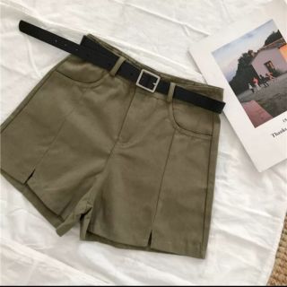 Quần short thô nữ cạp cao
