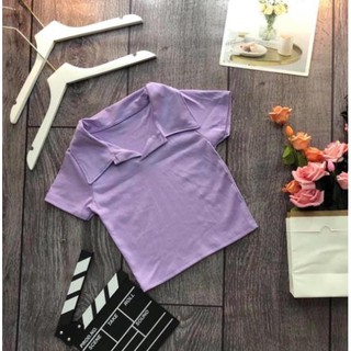 Áo Crotop cổ bẻ