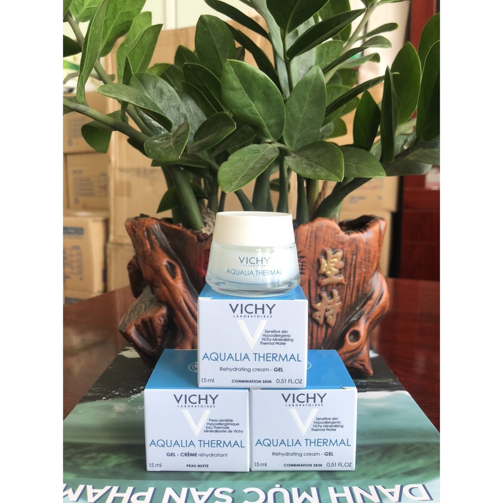 Kem dưỡng ẩm &amp; cung cấp nước dạng Gel Vichy Aqualia Thermal Cream 50ml