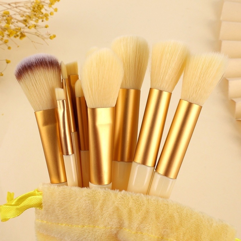 Set 13 Cọ Trang Điểm Lông Mềm Không Bay Phấn Phủ Che Khuyết Điểm Phấn Bắt Sáng