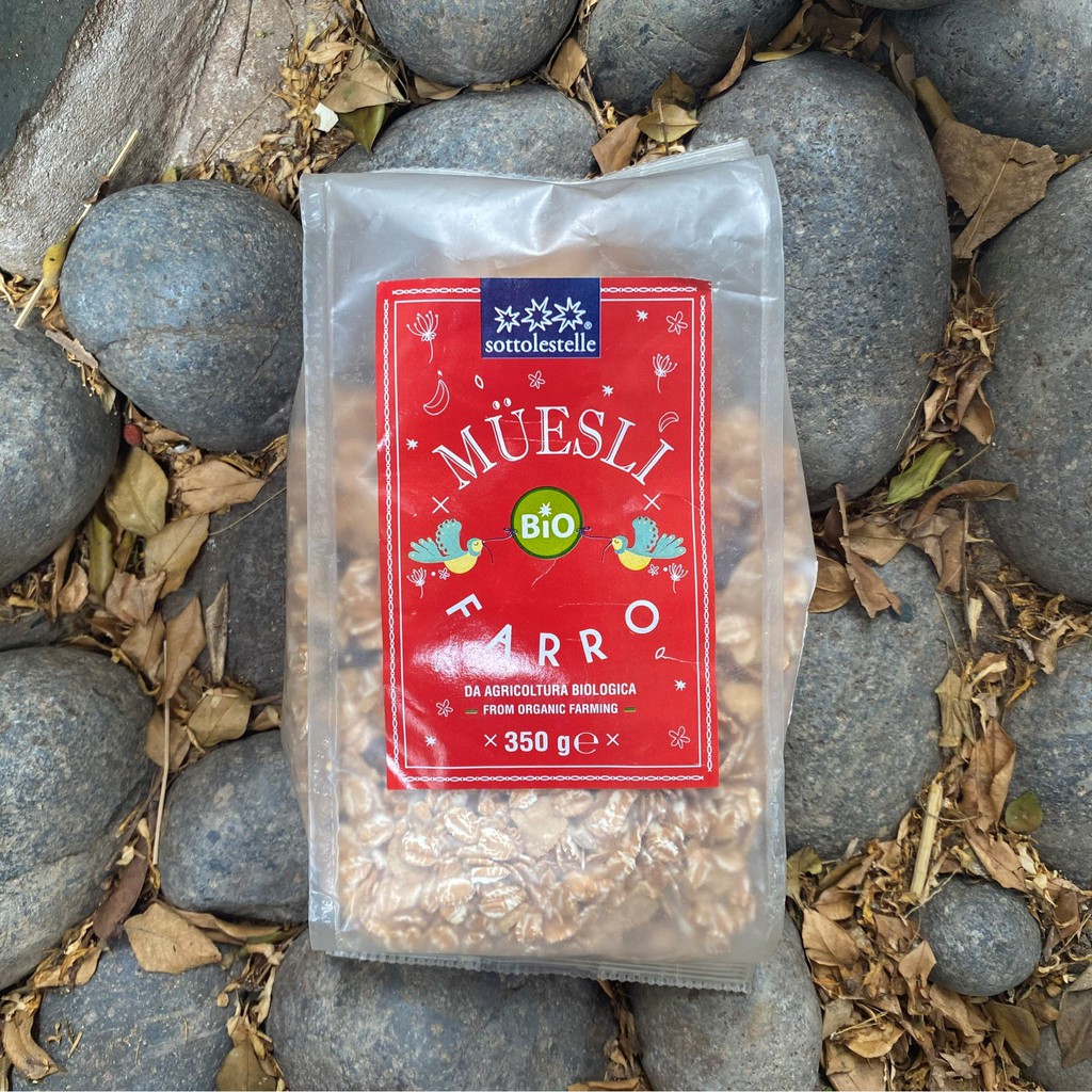 Ngũ cốc dinh dưỡng Muesli nho khô hữu cơ Sotto 350g Organic Spelled Muesli
