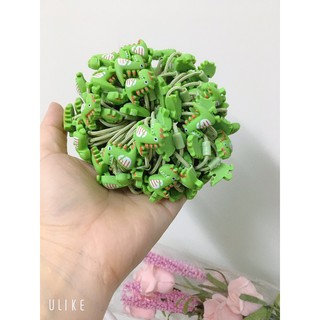 Set 5 Thun cột tóc khủng long cho bé 2,5cm
