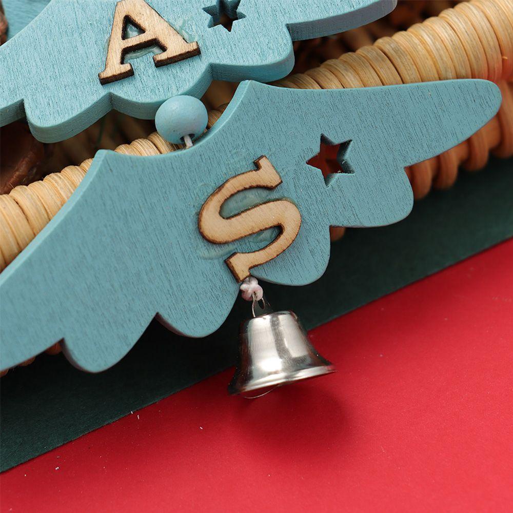 Phụ Kiện Treo Trang Trí Cây Thông Giáng Sinh Năm Mới Bằng Gỗ