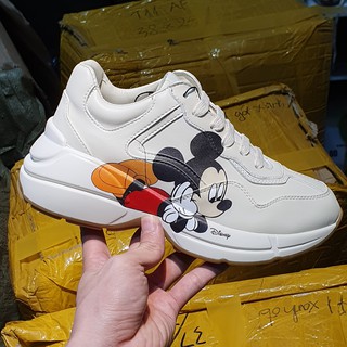 Giày Sneaker Nam Nữ Gucci Mickey Siêu Cấp