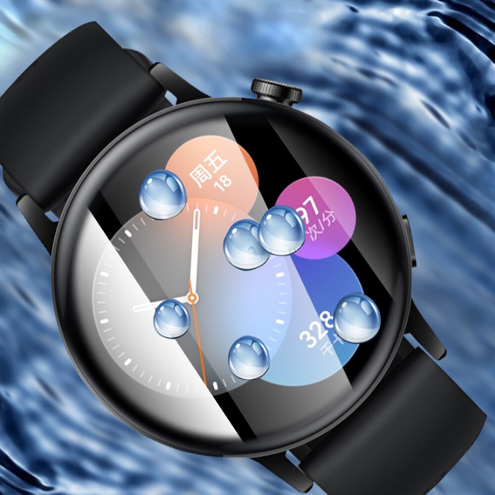 Phim Dán Bảo Vệ Màn Hình Cong 3D Cho Đồng Hồ Huawei Watch GT 3 46mm 42mm GT 2 Pro GT2 GT2e