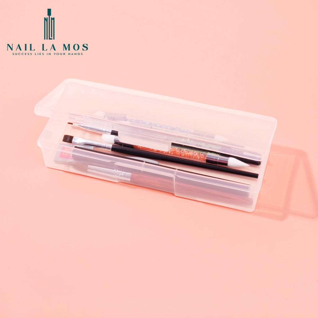 Hộp nhựa đựng dụng cụ làm nail chuyên dụng
