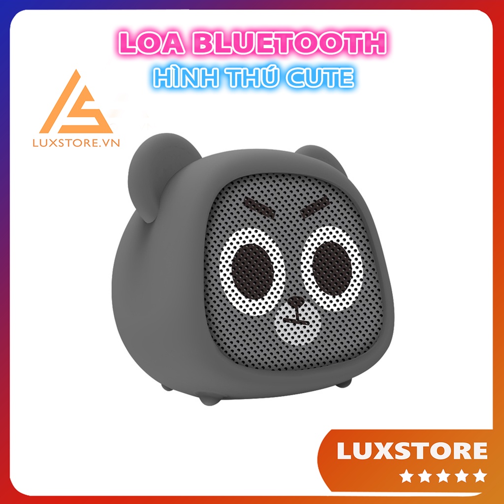 LOA BLUETOOTH HÌNH THÚ MINI, NHỎ GỌN TRANG TRÍ DÉCOR GÓC LÀM VIỆC – LUXSTORE