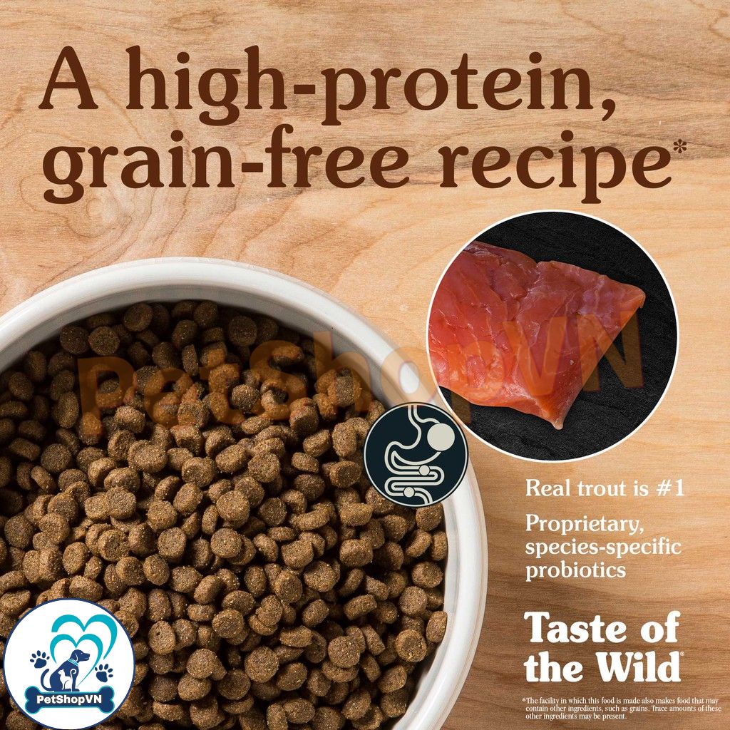 Thức Ăn Cho Mèo Hạt TASTE OF THE WILD CANYON RIVER Vị Cá Hồi Vân & Cá Hồi Xông Khói