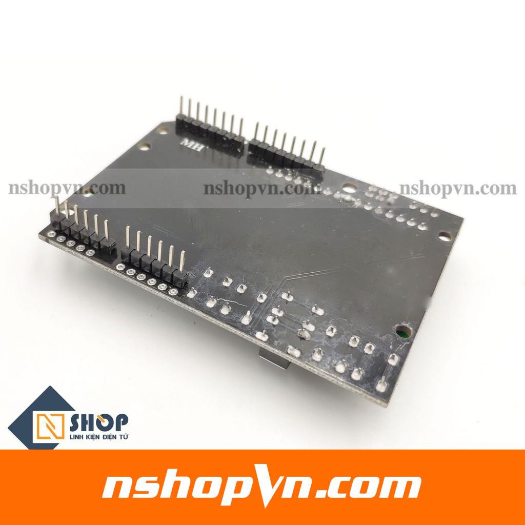 LCD1602 Keypad Shield tương thích arduino UNO, Mega hiển thị 2 dòng 16 kí tự có nút điều khiển tích hợp