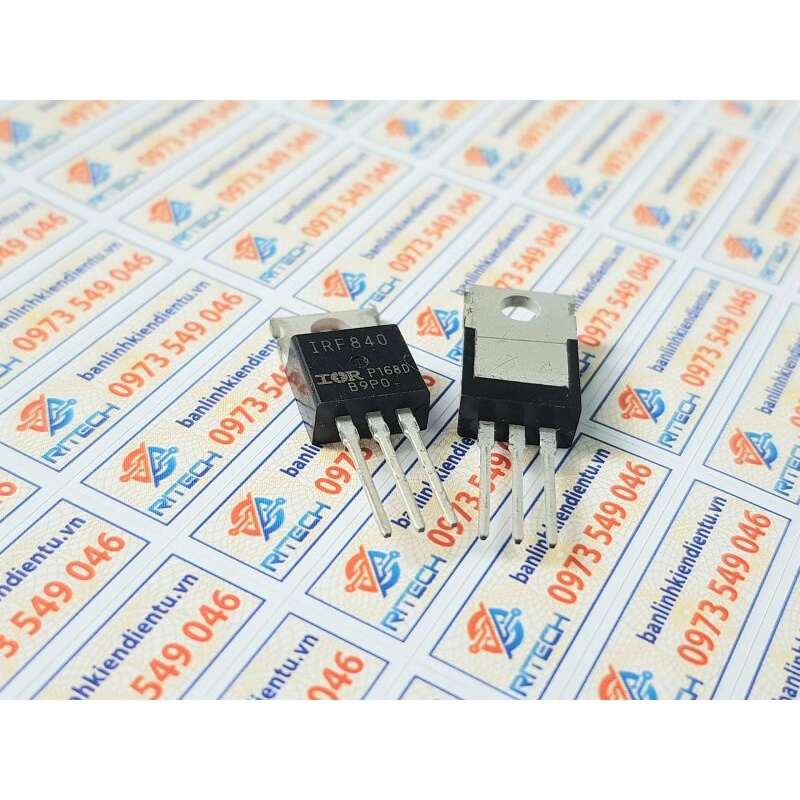 [Combo 3 con] IRF840 IRF840A F840 Mosfet kênh N 8A 500V TO-220