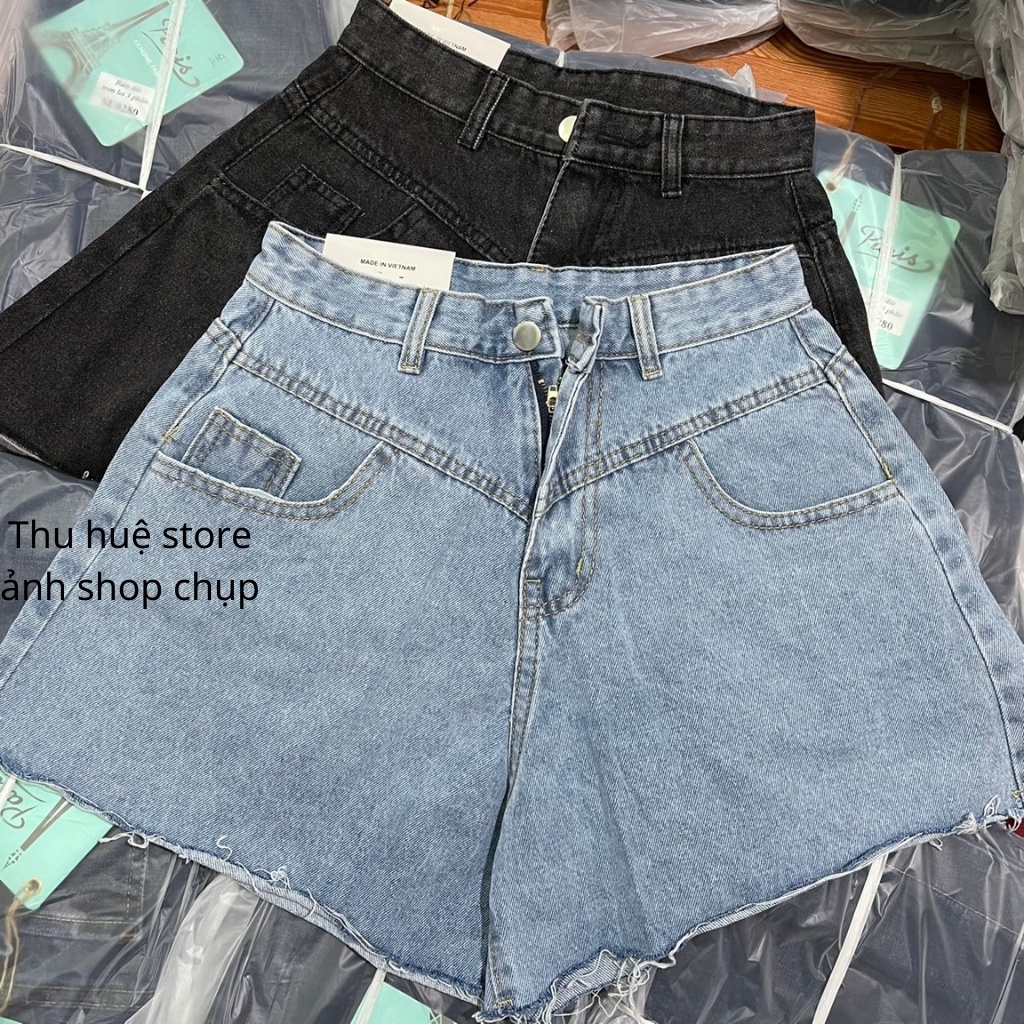 Quần Sooc Jeans Nữ Giả Váy Dáng Chữ A Ống Rộng  Cực Xinh Cho Nữ