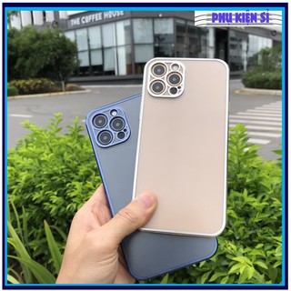 Ốp lưng iphone bảo vệ camera lưng mờ iphone 11 đến ip12 pro max