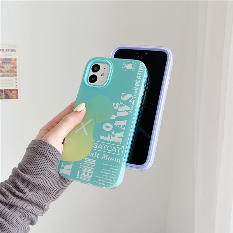 Ốp Điện Thoại Hoạt Hình 3 Trong 1 Cho iphone 13 12 Pro 11 Max 6 6s 7 8 Plus X XR XS Max