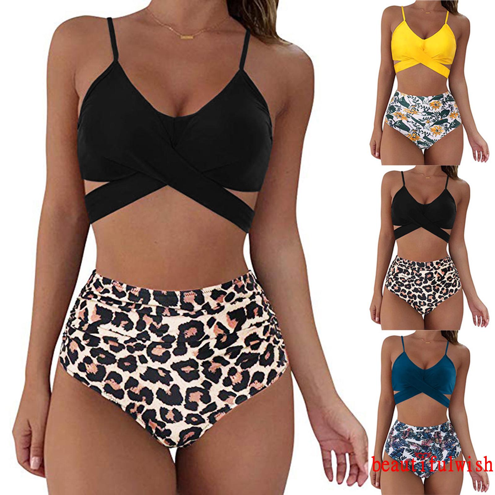 Bộ Bikini Hai Mảnh Họa Tiết Da Báo Gợi Cảm Cho Nữ | BigBuy360 - bigbuy360.vn