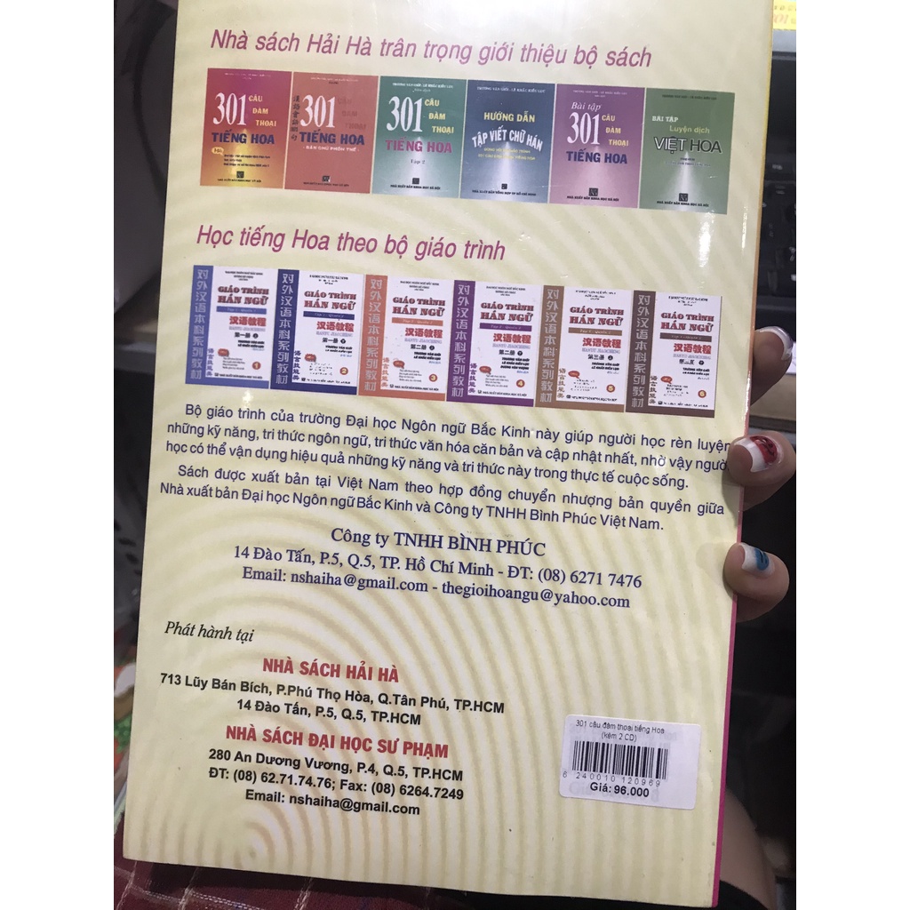 Sách - 301 câu đàm thoại tiếng hoa ( kèm 2 CD )