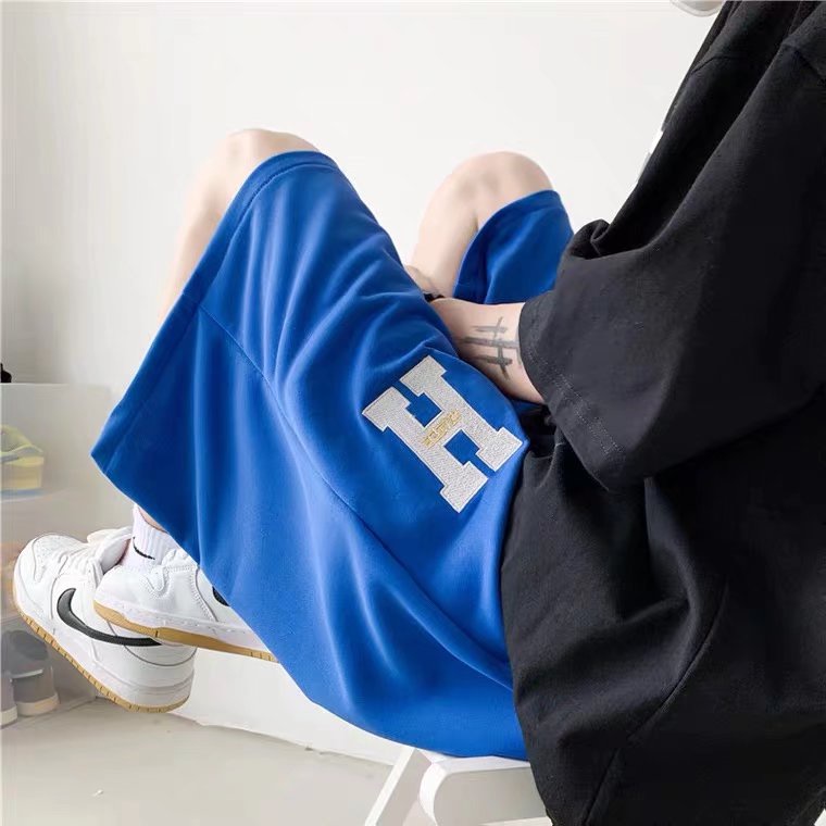 Quần ngắn ống rộng Trơn Màu Thời Trang Hàn Quốc Dành Cho Nam