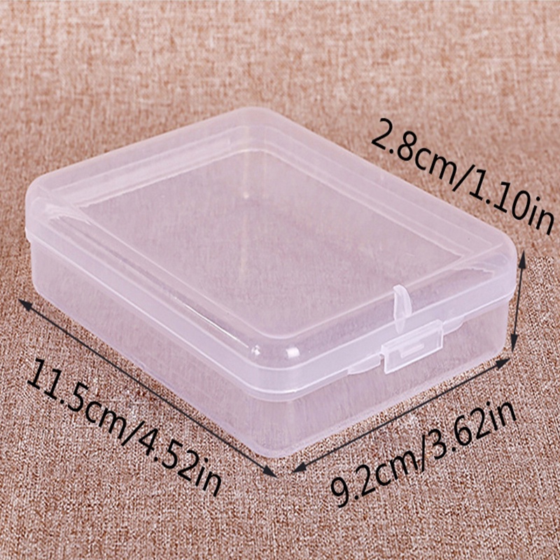 Hộp Đựng Vật Dụng Hình Chữ Nhật Trong Suốt Đa Năng Chất Lượng Cao