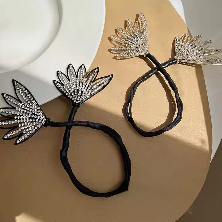Máy Uốn Tóc Đính Đá Kim Cương Giả Sang Trọng Cho Nữ DIY