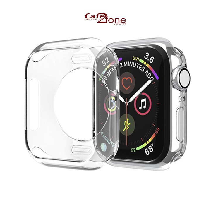 Ốp viền Apple Watch chống sốc silicon mềm bảo vệ toàn thân - Cafe2fone