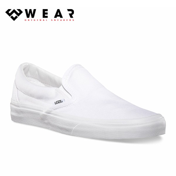 Giày Sneaker Unisex Vans Classic Slip-On All White - VN000EYEW00