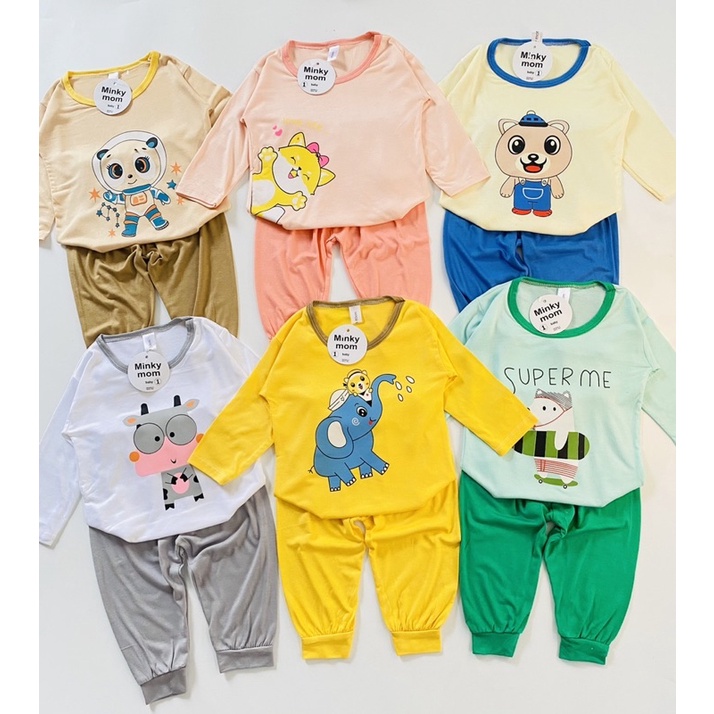 Bôk thun lạnh tay dài cho bétrai và bé gái 6 -18kg