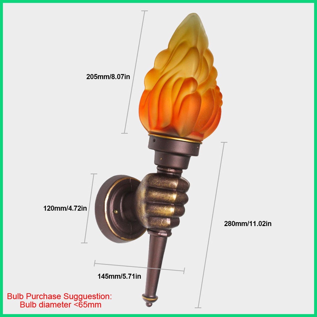 Đèn Gắn Tường Bằng Đồng Thau Màu Đen Phong Cách Vintage