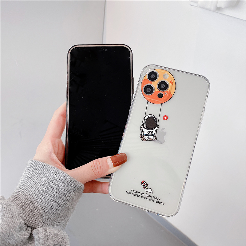 Ốp Lưng Mềm In Hình Phi Hành Gia Đáng Yêu Cho Iphone 12 Pro Max 12mini Se2020 Xsmax 8plus 7plus Iphone 11 Pro Max Xr Xs | BigBuy360 - bigbuy360.vn
