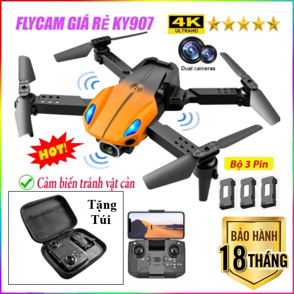 𝓣ặ𝓷𝓰 𝓽ú𝓲 𝓬𝓱ố𝓷𝓰 𝓼ố𝓬 Máy Bay Điều Khiển Drone Camera Mini KY907 - Cảm biến vật cản - chụp ảnh, quay phim điện thoại 2022