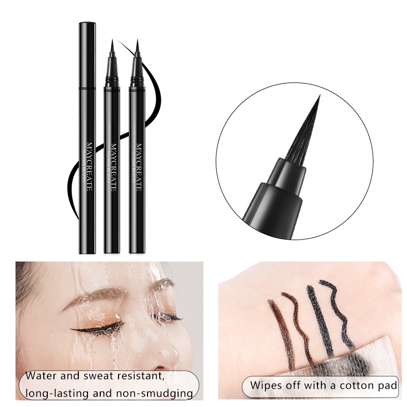 [Hàng mới về] Bút kẻ mắt Maycreate chống thấm nước lâu trôi