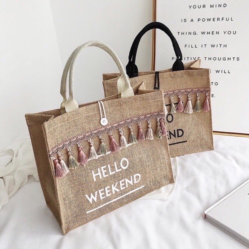 TÚI CÓI HELLO WEEKEND MẪU MỚI - HÀNG CÓ SẴN