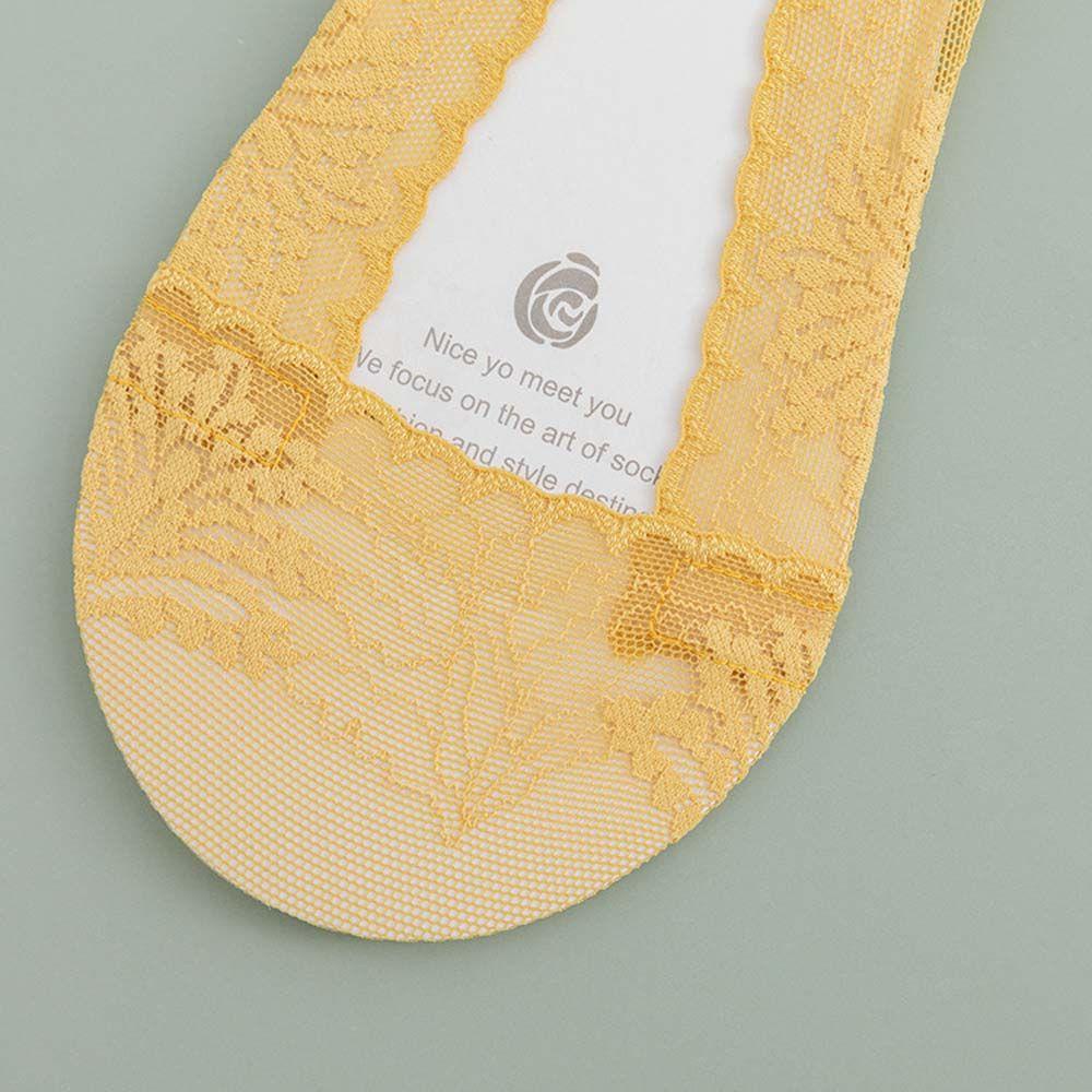 AROMA Vớ Thuyền Siêu Mỏng Thoáng Khí Miệng Nông Bằng Silicone