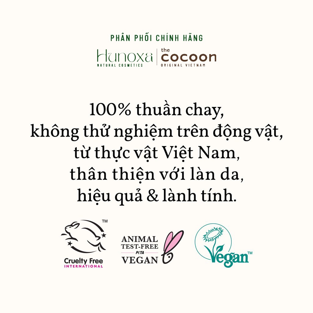 Thạch nghệ Hưng Yên dưỡng ẩm Cocoon, kem dưỡng ẩm cho làn da mềm mại và rạng ngời - HUNOXA