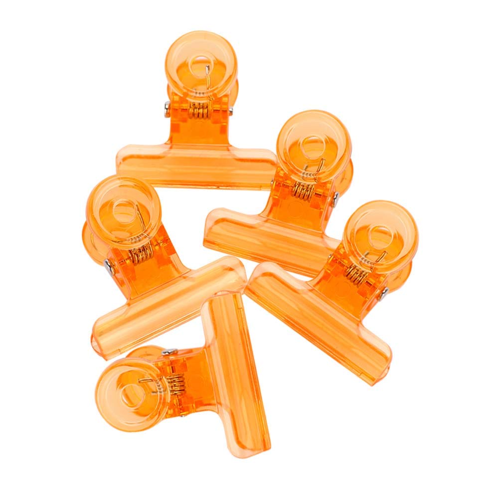 Set 5 Kẹp Móng Tay Bằng Nhựa Hình Đầu Chó Bull Đa Năng Tiện Dụng