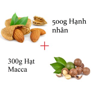 1KG Hạnh nhân + 500g hạt macca Lai Châu