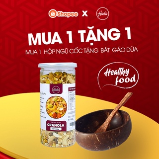  500g Ngũ Cốc Ăn Liền Hadia  Tặng bát gáo dừa  