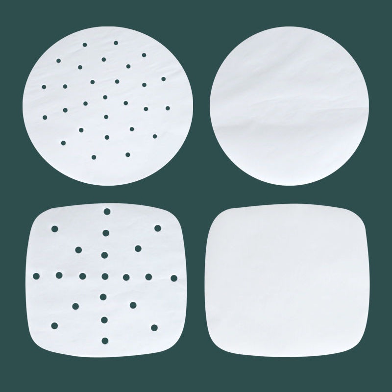 Set 100 Giấy Silicone Hấp Bánh Chống Dầu Sử Dụng Một Lần Tiện Lợi