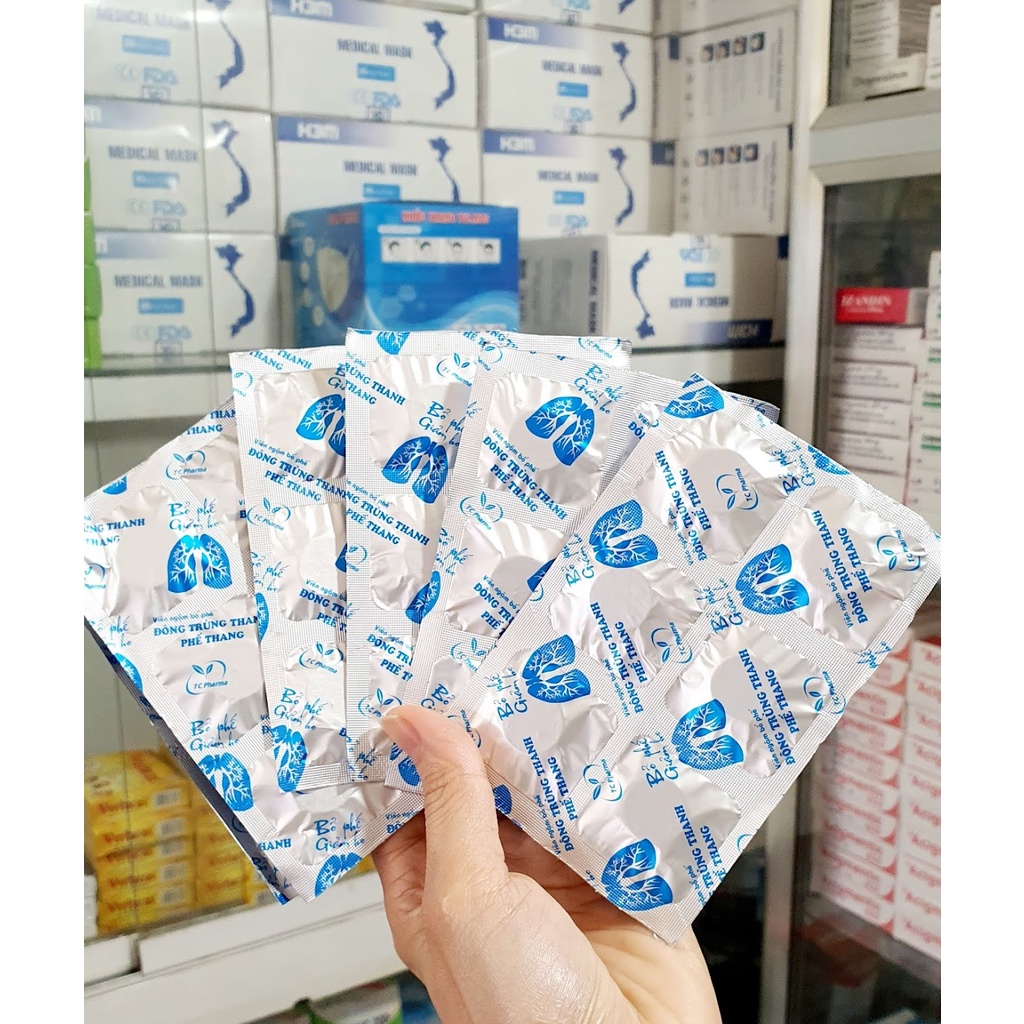 VIÊN NGẬM BỔ PHẾ ĐÔNG TRÙNG THANH PHẾ THANG