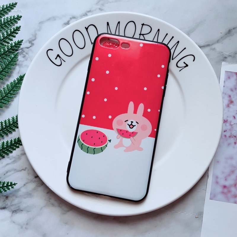 Ốp Lưng iphone 7Plus/8Plus Hoạt Hình Viền Nhựa Dẻo