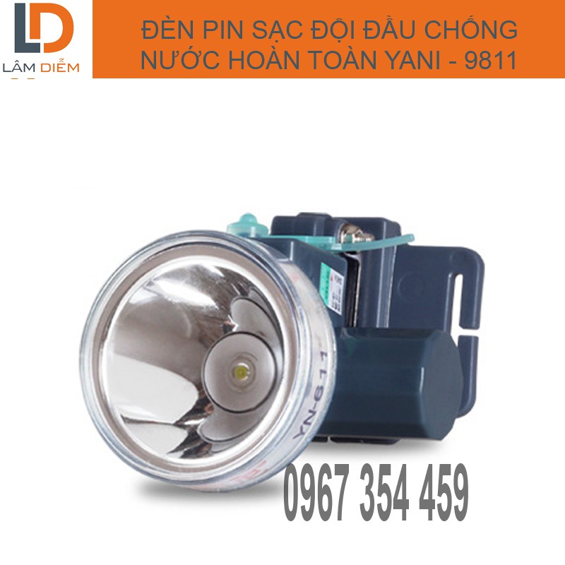 Đèn pin sạc đội đầu chống nước hoàn toàn  YANI-9811