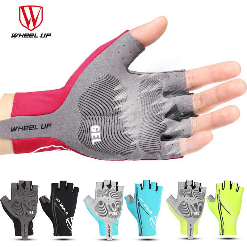Găng tay đi xe đạp hở nữa ngón tay phong cách thể thao MTB